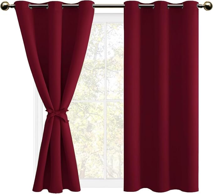 DWCN Blackout Curtains with Tiebacks - Image 7