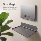 Foldable Wall Shelf, Space Saving Tray - Image 7