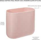 iDesign Small Slim Plastic Bathroom Trash Can - Image 5