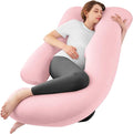 Cooling Pregnancy Pillows for Sleeping, Light Pink | Sasttie Maternity Pillow by SASTTIE