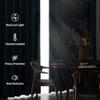 DWCN Grey Blackout Curtains for Bedroom - Image 3