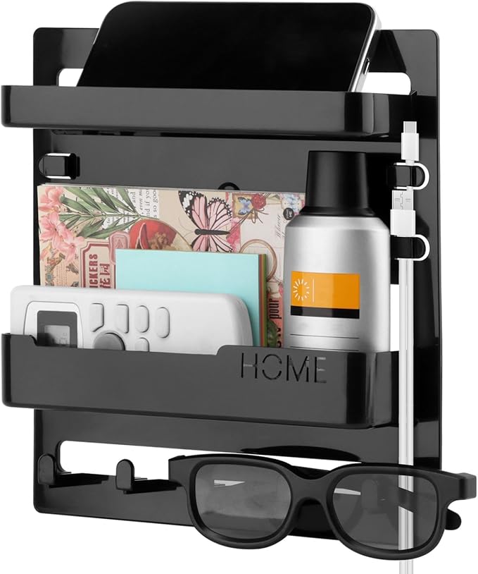 Bedside Shelf Wall Mount Organizer by Unknown