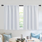RYB HOME Short Curtains for Small Window Kitchen Bathroom Cafe RV Camper | by RYBHOME