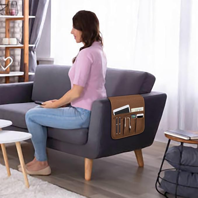 Remote Control Holders for Armchairs, Couch Caddy, Featuring Non-Slip Bases | 5 - Image 6