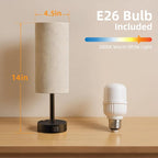 Table Lamp for Nightstand, High-Sensitivity Touch, 3-Level Dimmable Bedside Lamp - Image 6