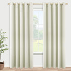 KOUFALL 60 Inch Wide Room Divider Curtains 2 Panel Set Split Privacy Sound by KOUFALL