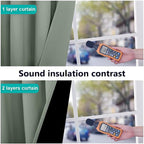 NICETOWN 100% Blackout Window Curtain Panels, Cold and Full Light Blocking - Image 3