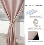 Autohesion Curtains for Windows, Bedroom Blackout Curtains for - Image 6