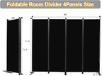 Room Divider, 4 Panel Folding Privacy Screens - Image 2