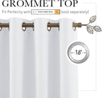 RYB HOME Extra Long Curtains for Home Theater Office Backdrop Dining Room | - Image 2