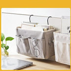 F&Y Cotton Linen Bedside Hanging Organizers, Storage Pocket Basket - Image 8