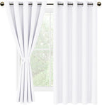 DWCN White Room Darkening Curtains 63 inch Long - Image 8