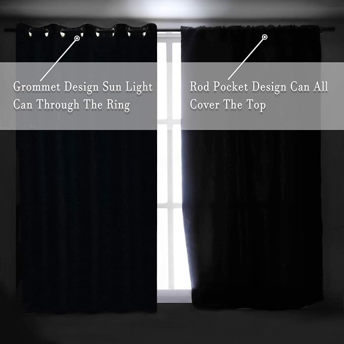Pink Blackout Curtains for Girls - Image 6