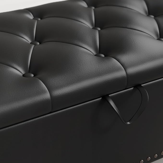 63” End of Bed Bench, Bedroom Bench - Image 9