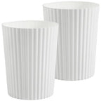 JiatuA Small Trash Can Plastic Wastebasket Round Garbage Container Bin by JiatuA