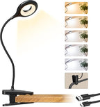 CUHIOY Rechargeable Clip on Reading Light by CUHIOY