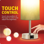 Yarra-Decor Bedside Lamp with USB Port - Image 5