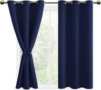 DWCN Blackout Short Curtains for Bedroom by DWCN