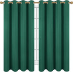 Diraysid Green Grommet Blackout Curtains - Image 2