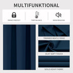 Joydeco Blackout Curtains 95 Inches Long 2 Panels Set, Thermal Insulated Long - Image 3