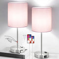 Lynnoland Set of 2 Touch Control Table Lamps, 3-Way Dimmable Bedside Nightstand by BringBrightnesstoYourLife