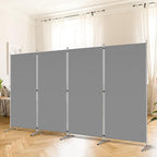 RANTILA 4 Panel Room Divider, 6 Ft Tall Folding Privacy Screen Room Dividers by RANTILA