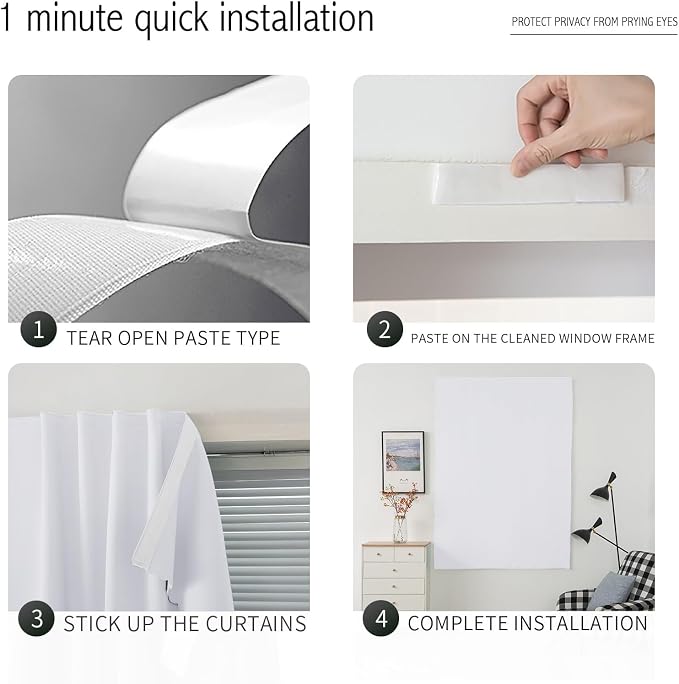 Instant Blackout Window Curtain - Image 3