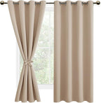 DWCN Beige Curtains for Bedroom - Image 8