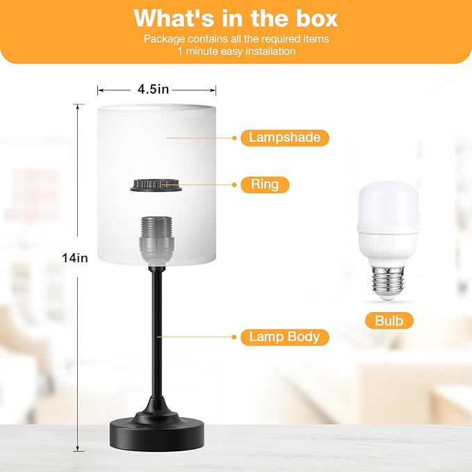 Touch Nightstand Bedroom Lamp - Image 4