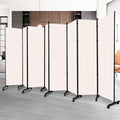 Room Divider 6 Panel-176''Wide Folding Privacy Screen, Large Partition Wall | by HOMSCREENER