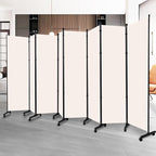Room Divider 6 Panel-176''Wide Folding Privacy Screen, Large Partition Wall | by HOMSCREENER