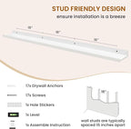 Picture Ledge Shelf, Floating Shelves - Image 5