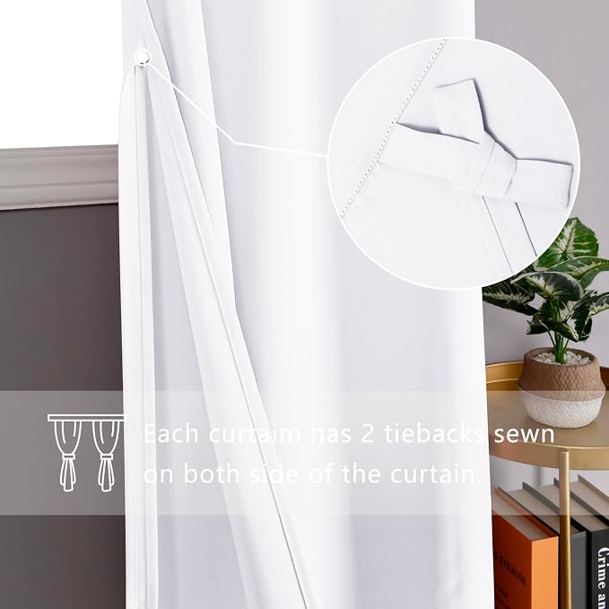 DWCN Blackout Curtains for Bedroom - Image 3