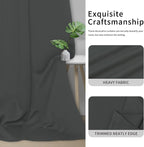 Easy-Going Thermal Grommet Blackout Curtains, 2 Panels 46x84 in, Dark Gray | - Image 5