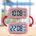 Peakeep Night Light Digital Alarm Clock Battery Operated Indoor Temperature | - Image 5