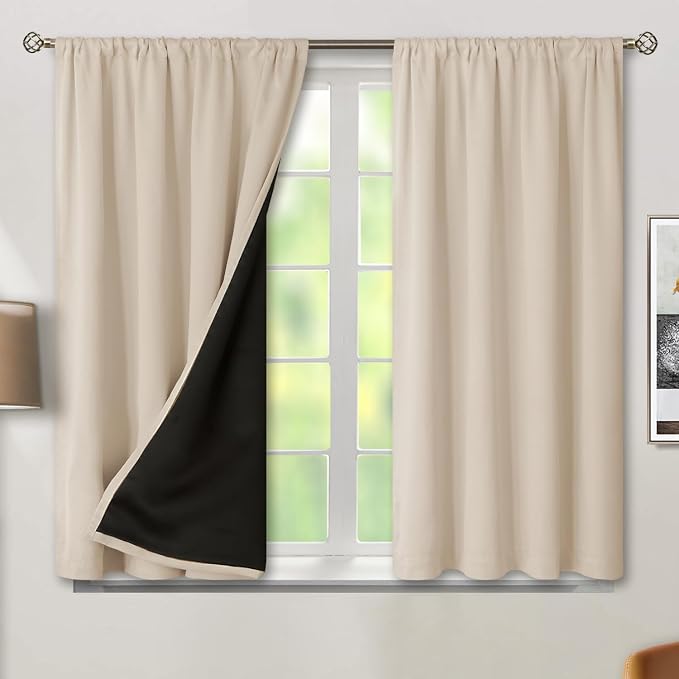 BGment Champagne Blackout Curtains by BGment