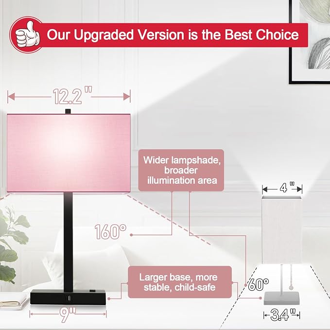Lynnoland 21" Set of 2 Table lamp - Image 3