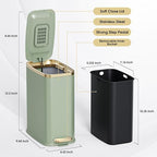 CEROELDA Small Bathroom Trash Can - Image 5