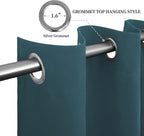 Easy-Going Thermal Grommet Blackout Curtains, 2 Panels 52x84 in, Noise Reduction - Image 5