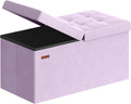 SONGMICS Velvet Storage Ottoman, Folding Storage Bench by SONGMICSbySONGMICSHOME