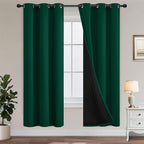 Yakamok Emerald Green Blackout Curtains 72 inches by Yakamok