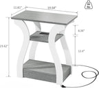 FROMJBEST End Tables Living Room, - Image 2