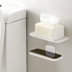 2 Pack Foldable Bedside Shelf Wall Mount, Adhesive Floating Shelves - Image 2