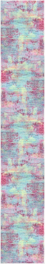 Abstract Runner Rug 2x12 Ft Washable Runners - Image 10