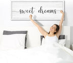 Sweet Dreams Wall Decor Above Bed 41.3''×15'' Large Farmhouse Wall Decor - Image 6