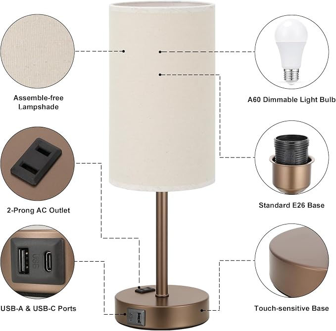 Touch Table Lamp - Image 5