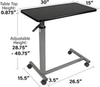 Vaunn Medical Cart Adjustable Overbed Table - Image 3