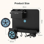 Versatile Bedside Wall Organizer, Floating Bedside Shelves | Ideal - Image 2