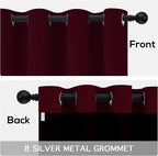 Yakamok Wine Blackout Curtains 84 inches Long - Image 6