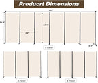 Room Divider, 6 Panel Folding Privacy Screens - Image 2